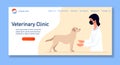 People Pet Dog Visit Doctor Veterinarian Clinic Royalty Free Stock Photo