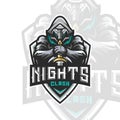 Vector Illustration Warrior Knights Class Logo Mascot.