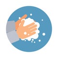 vector illustration. wash your hands. hygiene concept Royalty Free Stock Photo