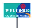 Welcome City of Santa Monica sign