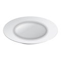 Vector illustration of single white plate