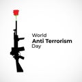 Vector illustration of world anti terrorism day