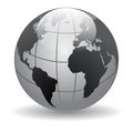 Globe world maps Royalty Free Stock Photo