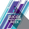 World suicide prevention week poster design