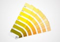 Yellow colors guide Royalty Free Stock Photo