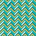 Simple and Effective Zigzag Retro Background with 3D Effect