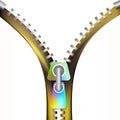 Vector illustration zipper