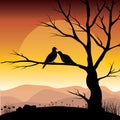 Vector illustrations ,Bird Lovers