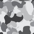 Gray camouflage pattern seamless