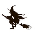 Vector illustrations of Halloween silhouette