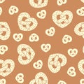 Pretzels pattern seamless