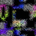 Pattern of a random small dots. Seamless image Royalty Free Stock Photo