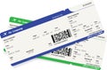 Vector image of airline boarding pass ticket
