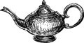 Teapot in east style Royalty Free Stock Photo