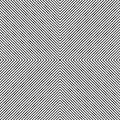 Vector image black and white striped background.Optical illusion.background with wavy pattern. black-white striped swirl. Royalty Free Stock Photo