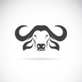 Vector image of an buffalo head Royalty Free Stock Photo