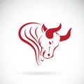 Vector image of an bull head Royalty Free Stock Photo