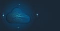 A vector image of a cloud in 2D or 3D format. In today\'s and future technological worlds, cloud fantasy is a cloud background ima