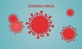 Vector Image of Corona Virus COVID19