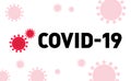 Vector image for COVID-19 corona virus Medical Alert for pandemic pandemic