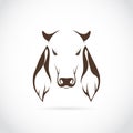 Vector image of cow head Royalty Free Stock Photo