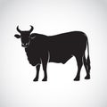 Vector image of an cow Royalty Free Stock Photo