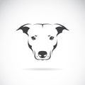 Vector image of a dog head Royalty Free Stock Photo