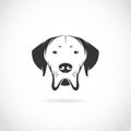 Vector image of dog head Royalty Free Stock Photo