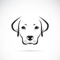 Vector image of an dog labrador Royalty Free Stock Photo