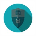 Vector image of Home security