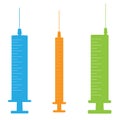 Vector image of a hypodermic syringe.