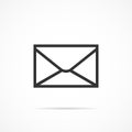 Vector image icon mail.
