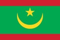 Vector Image of Mauritania Flag