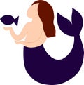 Vector image mermaid.