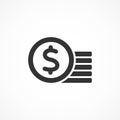 Vector image money icon.