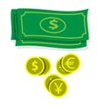 Vector image money icon