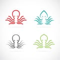 Vector image of an octopus design