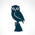 Vector image of an owl Royalty Free Stock Photo