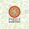 Vector Paella Ingredients