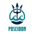 Vector image of Poseidon`s Trident