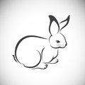 Vector image of an rabbit