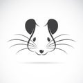 Vector image of an rat head Royalty Free Stock Photo