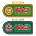 Vector image of Roulette Table Royalty Free Stock Photo