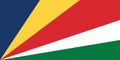 Vector Image of Seychelles Flag, Illustration