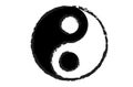 Vector image showing yin yang symbol