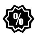 Discount Icon Vector Royalty Free Stock Photo