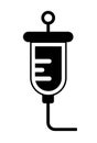 Saline Solution Icon Vector