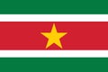 Vector Image of Suriname Flag