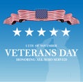 the 11th day of veterans day november