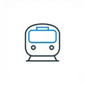 A vector image of a train. This vector is very good for design that needs transportation Royalty Free Stock Photo